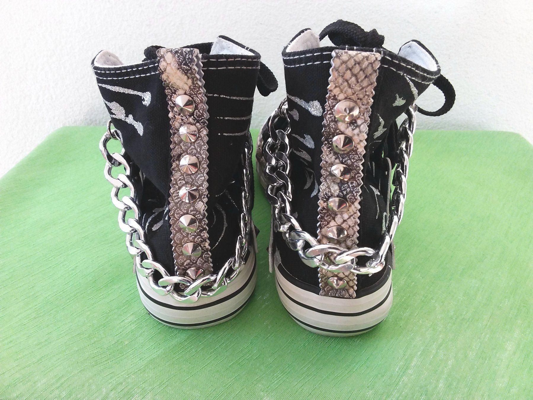 Scarpe da donna: BIONDINI Coole Glitzer Sneakers, Gr 37 – Usato da Uitikon Waldegg venduto da Risibisi7 3