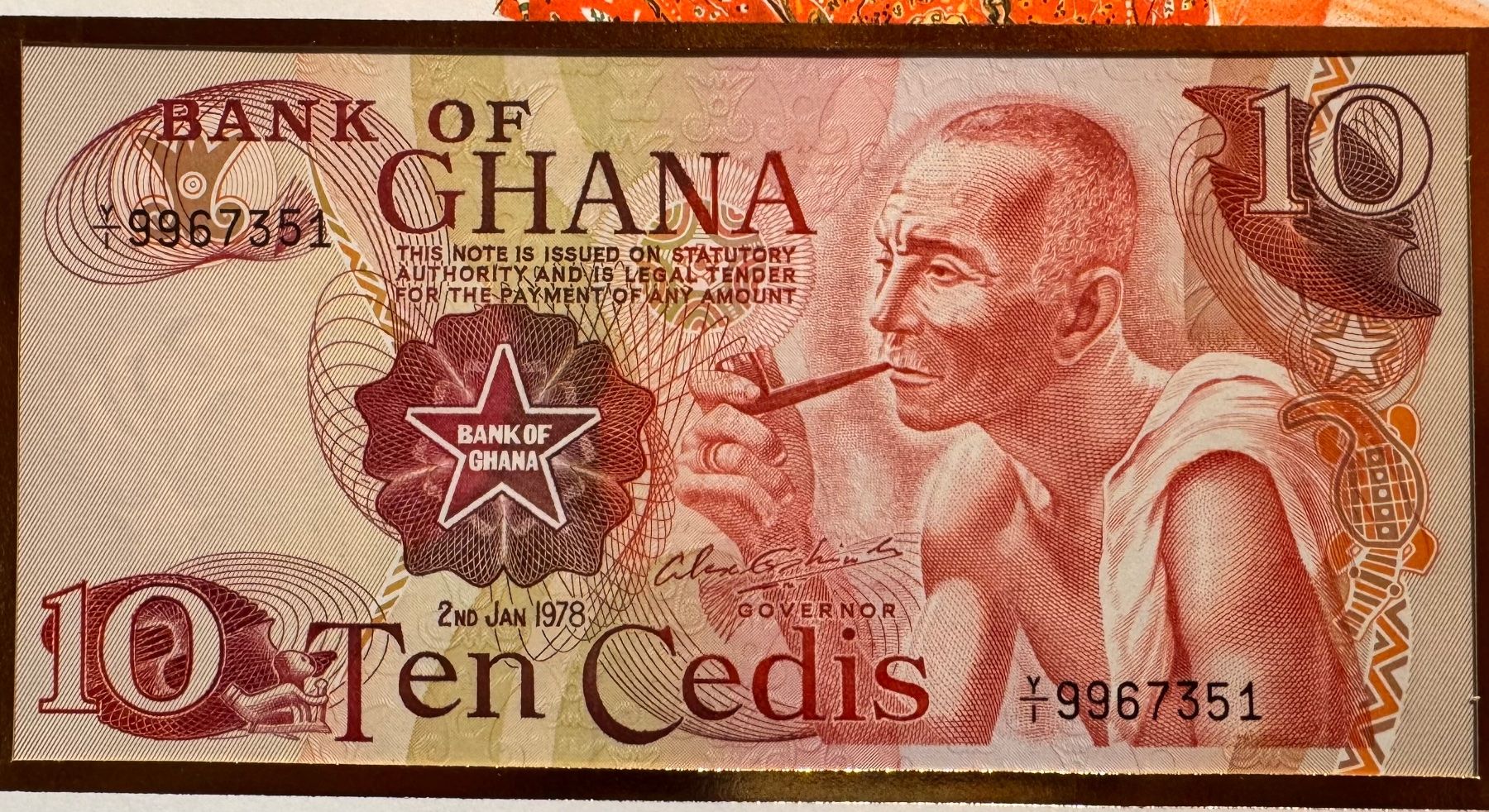 Banconote: Banknotenbrief Ghana – Usato da Andwil SG venduto da Ariisa1234 1