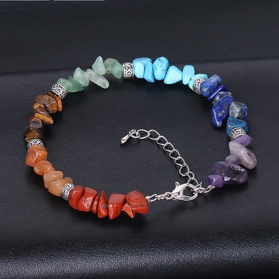 Bracciali & Braccialetti: 7 Chakra Armband - Naturstein – Nuovo e nell'imballaggio originale da Gurmels venduto da Swisspod