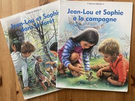 Lot de 2 livres pour enfants Jean-Lou et Sophie - Printem...