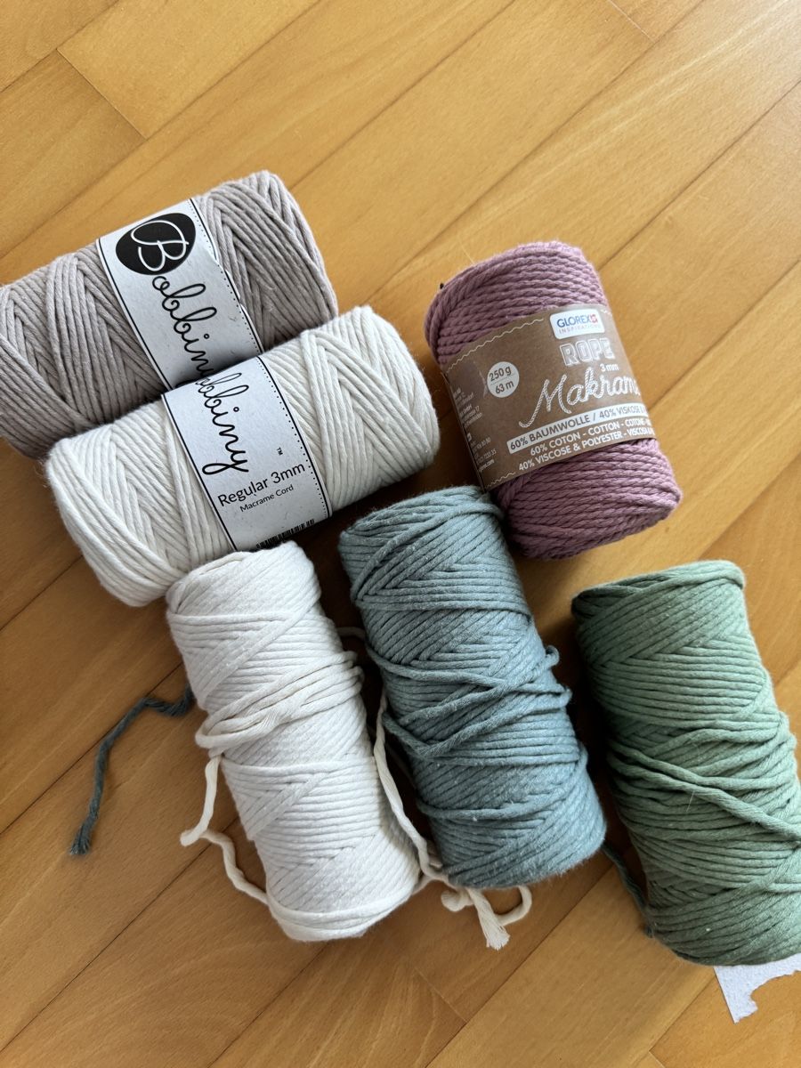 Wolle: Makramee Garn – Neu (gemäss Beschreibung) aus Port von Ellebasisch 4