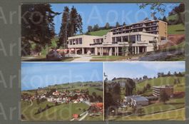AK color Schwarzenberg LU Bildungszentrum „Matt“,3-Bild≈1972