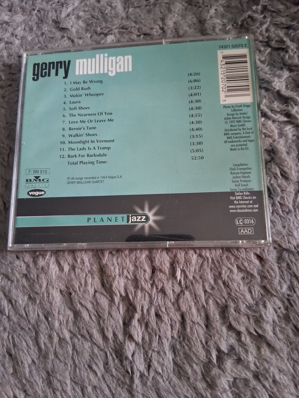 CD: PLANET JAZZ    GERRY MULLIGAN      CD – Usato da Wetzikon ZH venduto da Ramones01 1