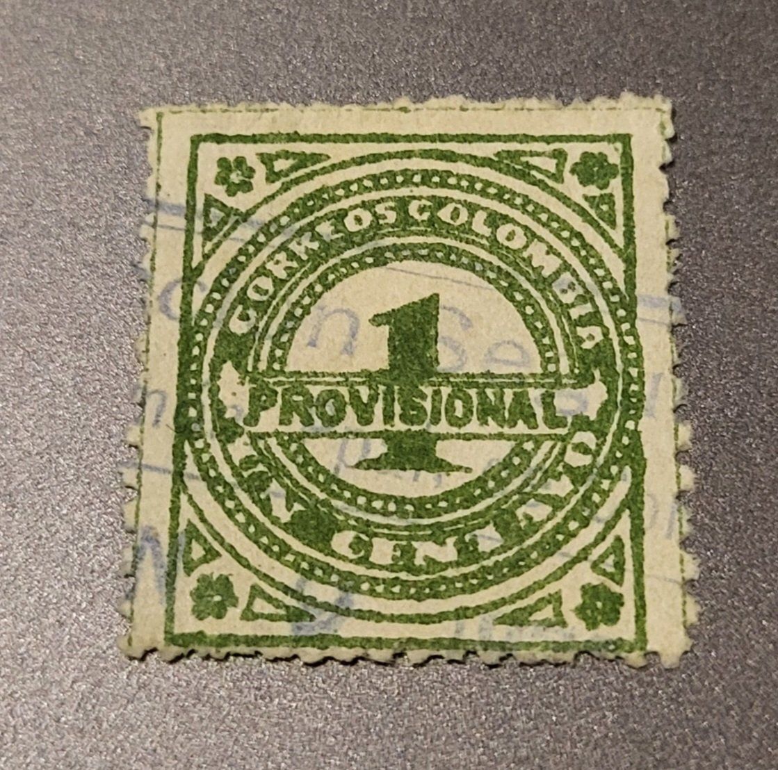 Tutti i francobolli: Kolumbien 1926 alte briefmarke – Usato da St Gallen venduto da Stampsalshobby