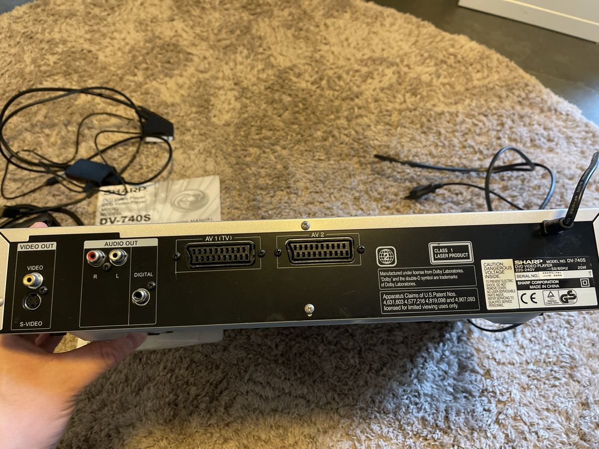 Sharp Lettore multimediale & Streamer: Sharp DVD-Player DV-740S mit HDMI konverter – Usato da Unterkulm venduto da AnoliOccasion 5