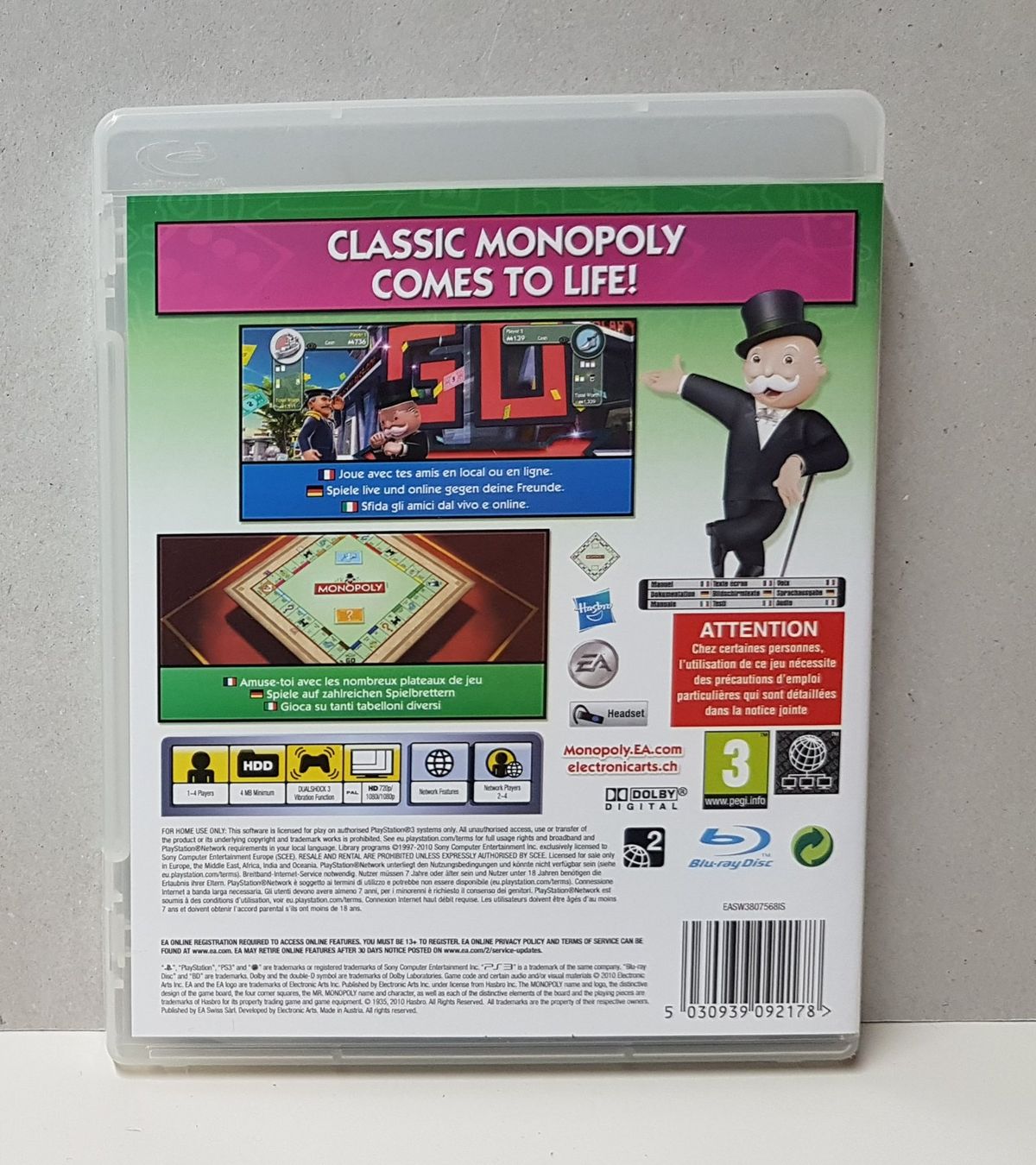 Sony Giochi: Monopoly Streets   PS 3 – Usato da Schüpfheim venduto da Games_Spielkonsolen 2