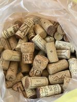81 Korkzapfen und 2 Freixenetzapfen, Basteln material
