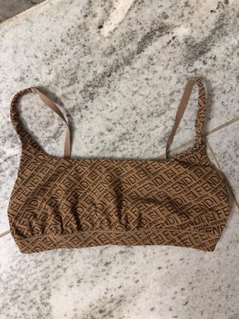 Fendi x SKIMS Bralette Top Brown Size M