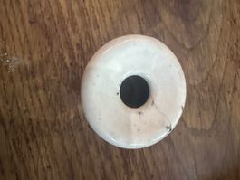 Ancien encrier en verre
