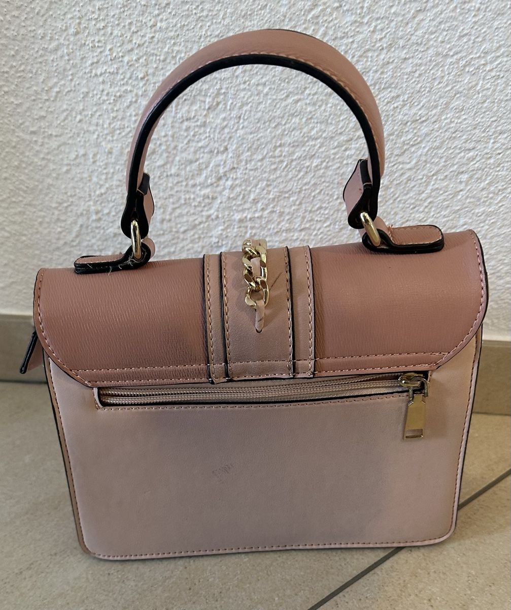 Borse da donna: Sac à main rose poudré élégant – Usato da Grolley venduto da Vale82 1