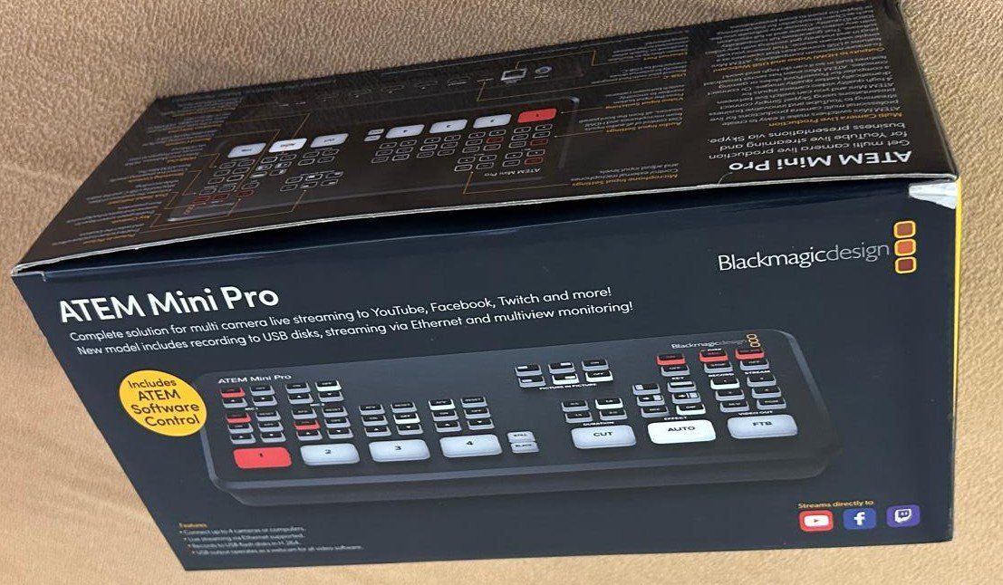 Enregistreurs: Blackmagic ATEM Mini Pro – D'occasion à Jegenstorf par malartv 1