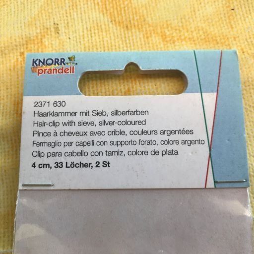 Haarschmuck: LOT HAARKLAMMER MIT SIEB SILBERFARBEN – Neu und originalverpackt aus Ostermundigen von crazy-horse-1840 3