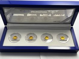 4 x 10 Dollars Gold Solomon Island 2021