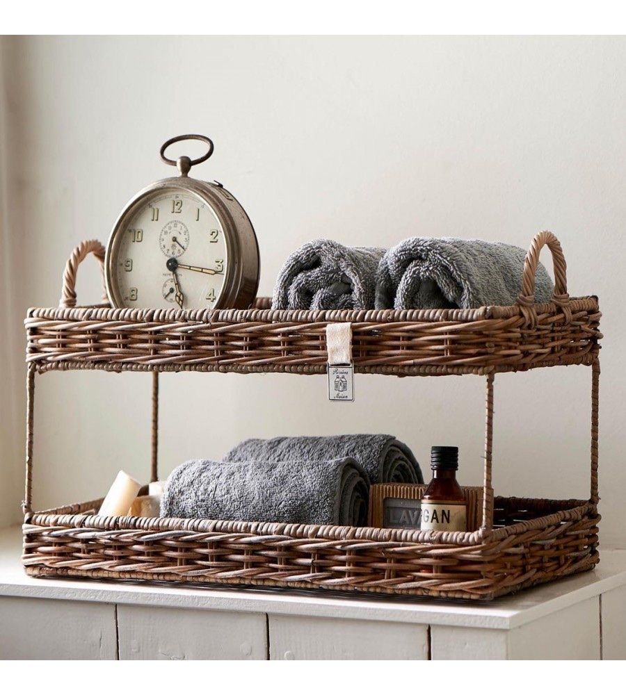 Riviera Maison Tutte le decorazioni: Riviera Maison Ma Maison Double Tray L – Nuovo e nell'imballaggio originale da Schaan venduto da mugerle 1