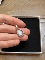 Mondstein Anhänger Silber 925