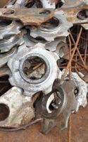 Metallteile Schrott deco Werkstatt Bastler