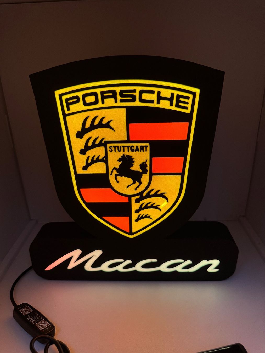 Lampade: Lightbox lumière led Porsche Macan – Nuovo (secondo la descrizione) da Vicques venduto da PAMB3D 7