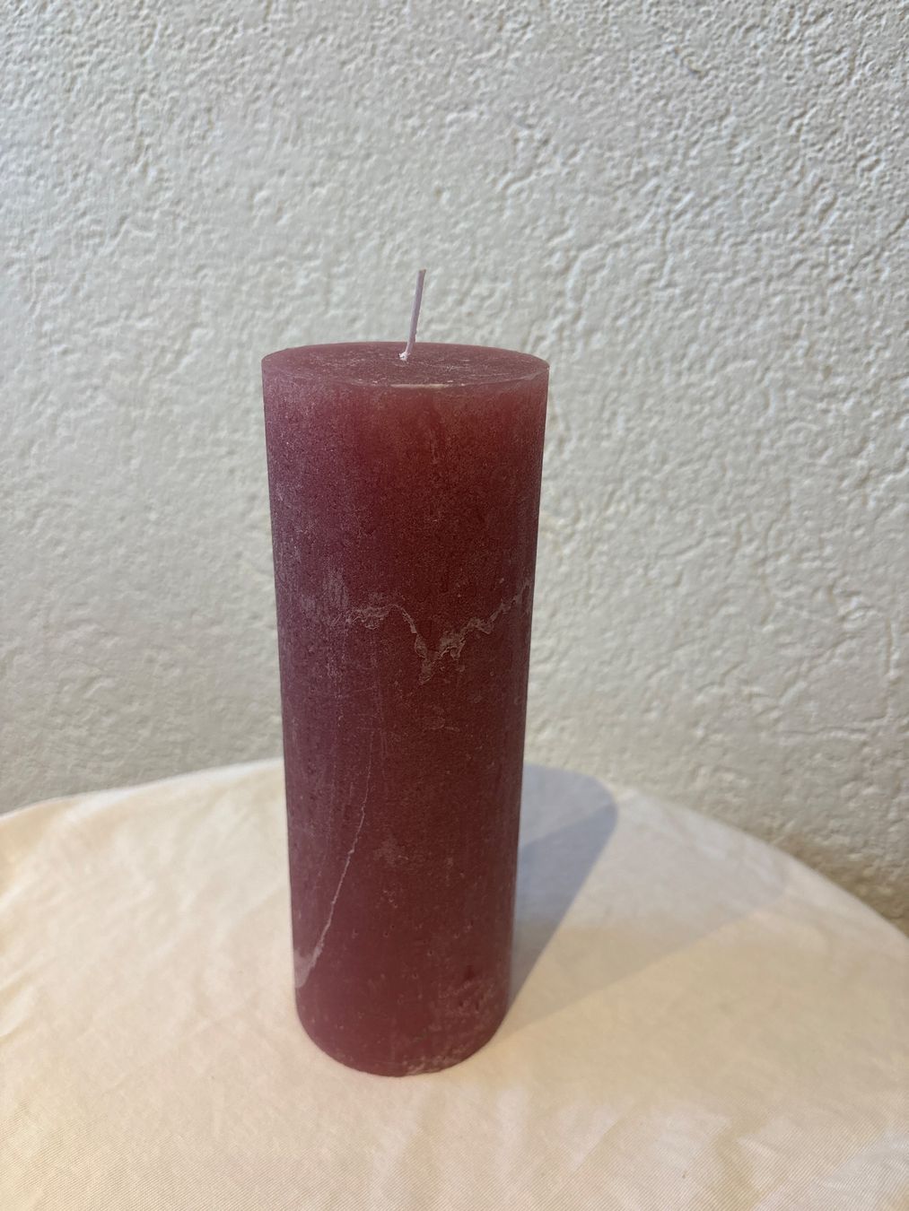 Candele: Große Stumpenkerzen 20cm Altrosa – Usato da Aarwangen venduto da kah_79t5