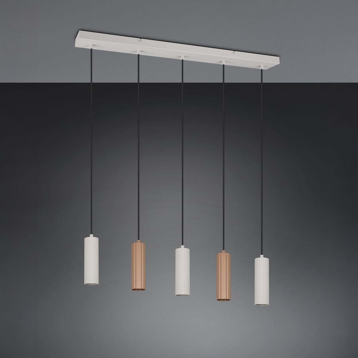 Lampadari & plafoniere: Pendelleuchte, Grau, 85 cm x 9 cm – Nuovo (secondo la descrizione) da Kreuzlingen venduto da Smart-Light 4