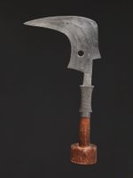 Sichelförmige Messer, Mangbetu, DR Kongo, Afrikanische Kunst