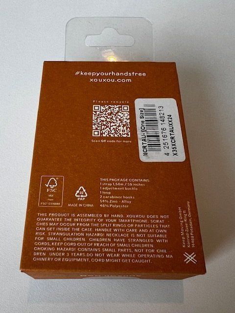 Telefoni cellulari / Smartphones: XOUXOU Handykette mit Karabinerband – Nuovo e nell'imballaggio originale da Dübendorf venduto da mamack 3