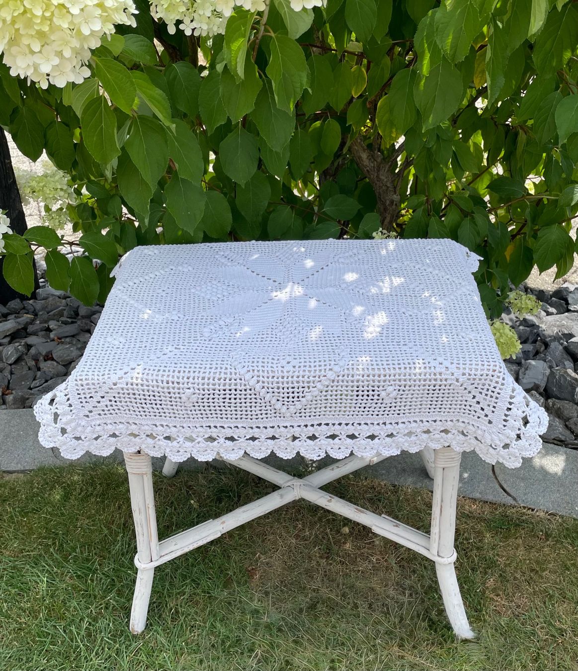 Coperte: ANTIKE KLEINE HÄCKELDECKE – Usato da Zell LU venduto da Silvermemory
