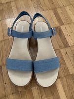 Sandalen von Graceland, hellblau, Gr. 41, neuwertig!