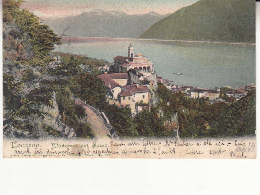 Cartoline postali: Madonna del Sasso 1903 – Usato da Bürglen TG venduto da StampGraf