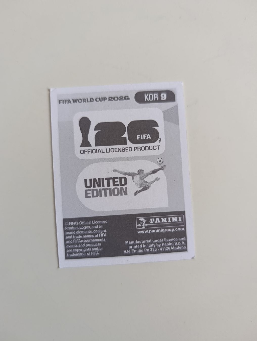 Panini Sammelbilder & Trading cards: Panini World Cup 2026 KOR 9 Lee – Neu (gemäss Beschreibung) aus Lavey-Village von pas_7xd2 1