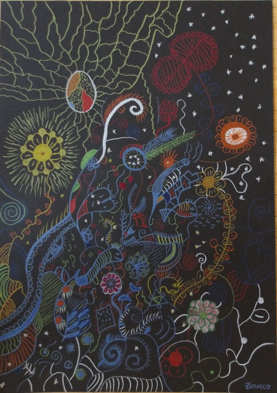 Gemälde: Astral Trip A3 – Neu (gemäss Beschreibung) aus Le Grand-Saconnex von bas_8z7x