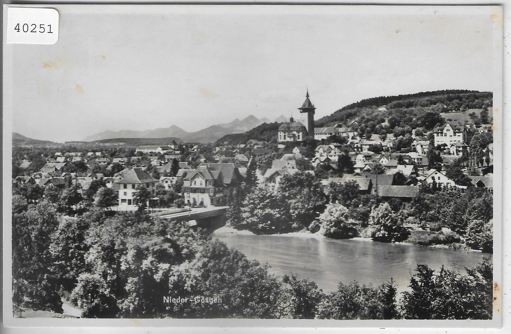 Cartoline postali: Nieder-Gösgen - Generalansicht – Usato da Ettingen venduto da Kartenplanet