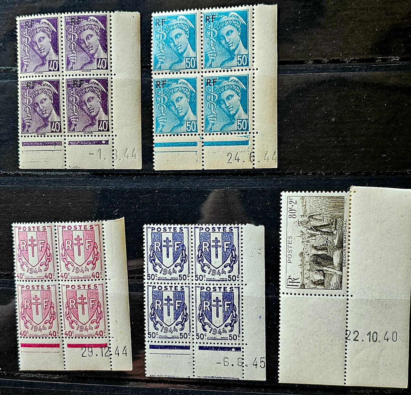 Alle Briefmarken: FRANCE coins datés ** – Neu (gemäss Beschreibung) aus Les Valettes von Nuba1