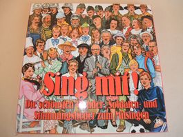 Box SING MIT Wanderlieder z Mitsingen Schallplatte LP Vinyl
