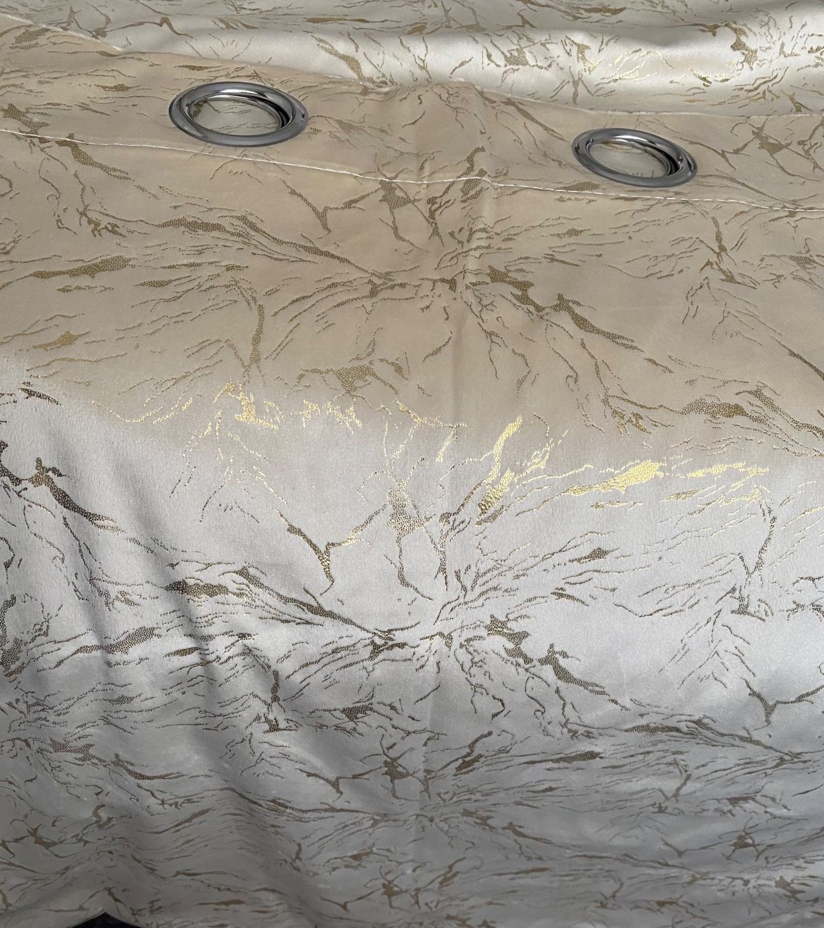 Tende: 2 Vorhang besch gold 140 x 200 cm – Nuovo e nell'imballaggio originale da Dietikon venduto da Enio1 1