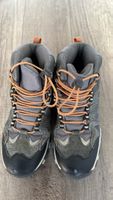 Wanderschuhe grau orange mit Schnellschnürung gebraucht