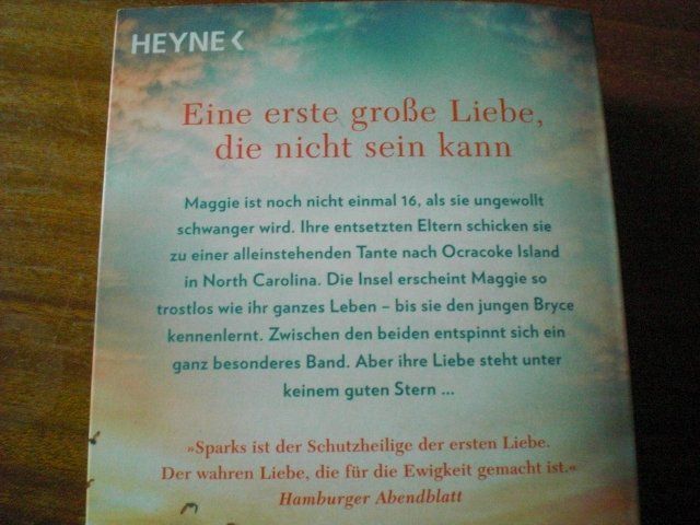 Bücher: Nicholas Sparks - Mein letzter Wunsch – Gebraucht aus Adliswil von jauense 1
