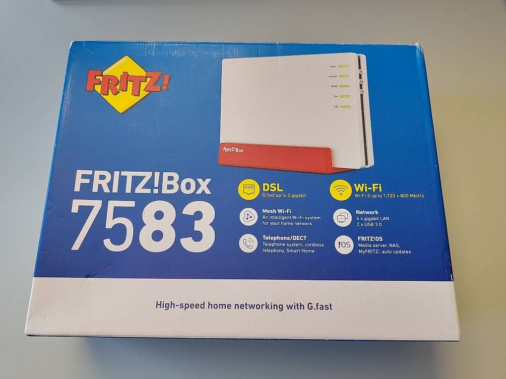 Modems & Router: FRITZ!Box 7583  DSL/G.fast Router, WLAN Mesh, DECT – Gebraucht aus Rebstein von fabio.litscher