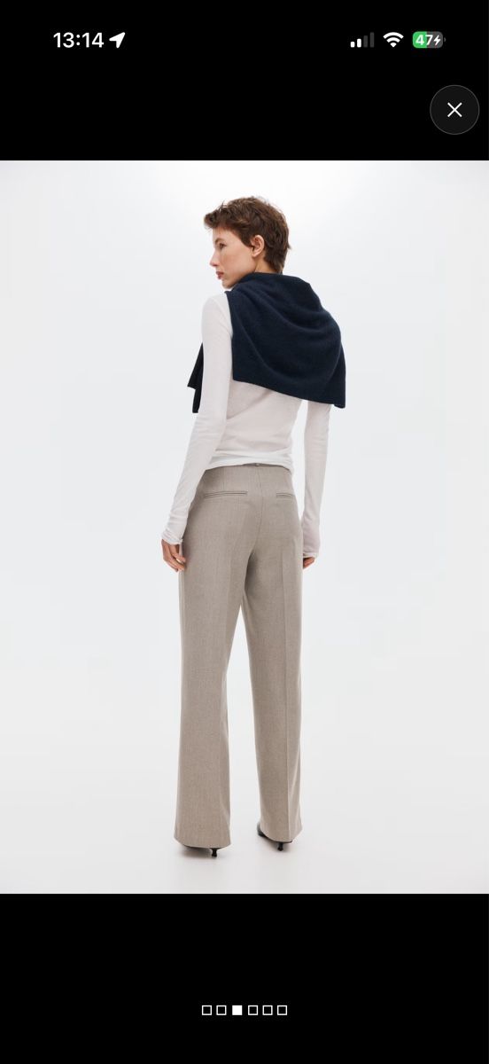 H&M Pantaloni: H&M Elegante Twillhose grau, Gr. 38 – Nuovo (secondo la descrizione) da Lachen SZ venduto da ali_5xw5 1