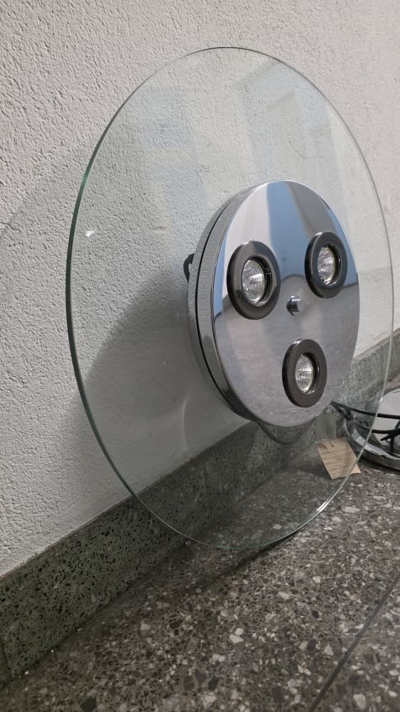 Lampadari & plafoniere: Hängeleuchte Glas Chrom 3 Lichter, gebraucht – Difettoso da Zürich venduto da anna.caterina 7