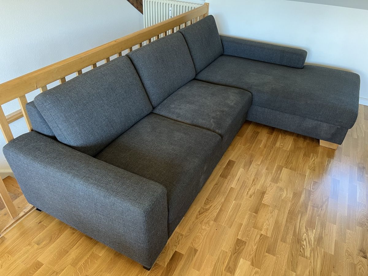 Divani: Ecksofa SÖRVALLEN 3er-Sofa mit Récamiere, grau – Usato da Basel venduto da clembou 2