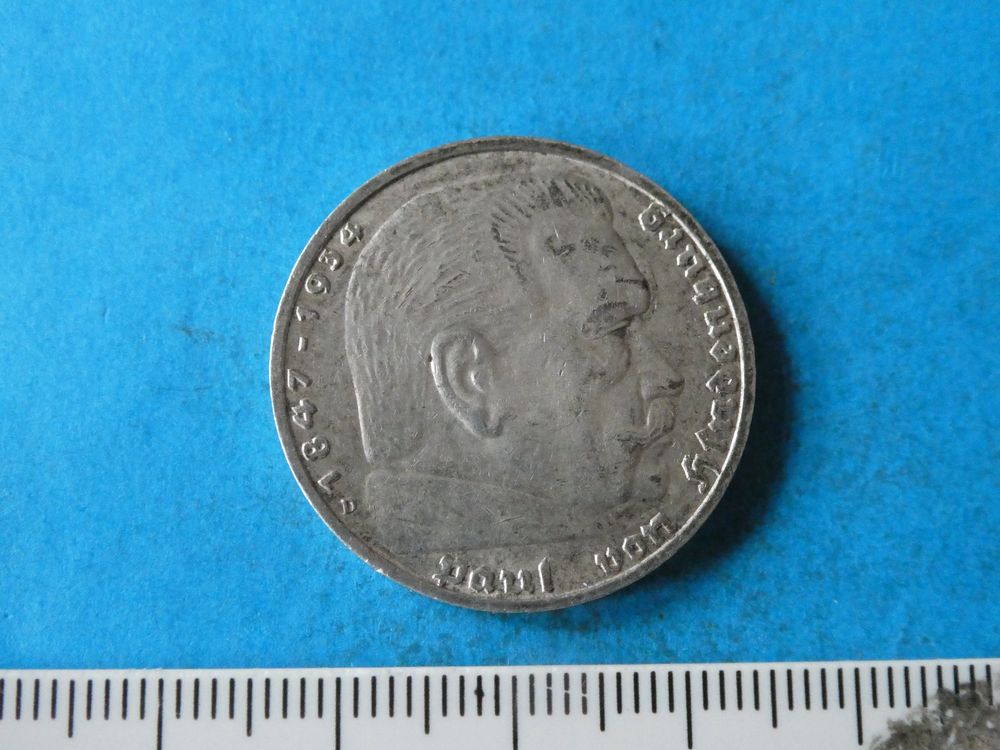 (KOPIE) Dt.Reich 1935 D, 5 Reichsmark - Silber 1