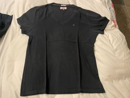 Tommy Hilfiger Tommy Jeans T-Shirt Gr. M Regular Fit schwarz