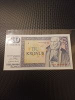 Island 10 Kronur Banknote, Jahr 1961