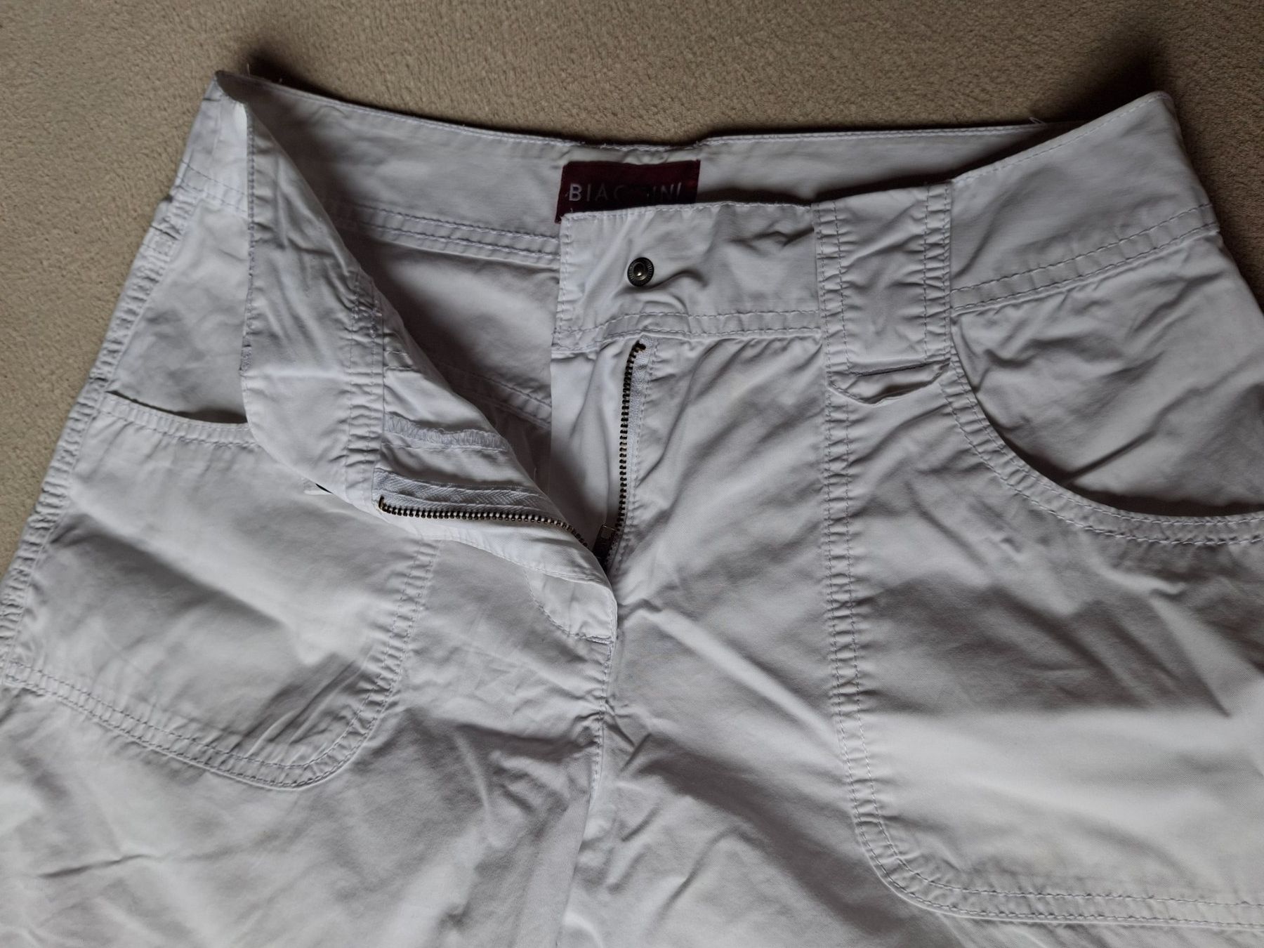 Hosen: Short blanc taille 38 marque Biaggini – Gebraucht aus Villiers von san_jn5w 3