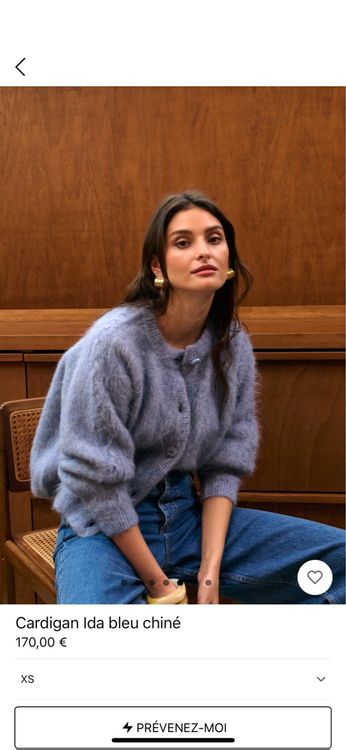 Gilet Bleu KANABEACH BIOLOGIK - Taille M, Coton, Neuf Avec étiquette (valeur 119€)