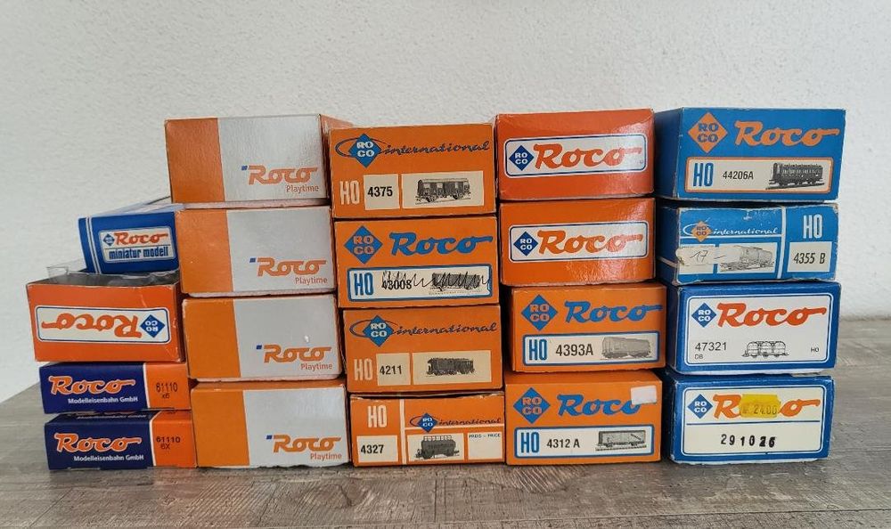 Roco 19 + LEERKARTON Personen- und Güterwagen (Gebraucht) in Dielsdorf ...