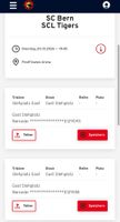 2 Tickets SC Bern gegen SCL Tigers Stehplatz Gästesektor