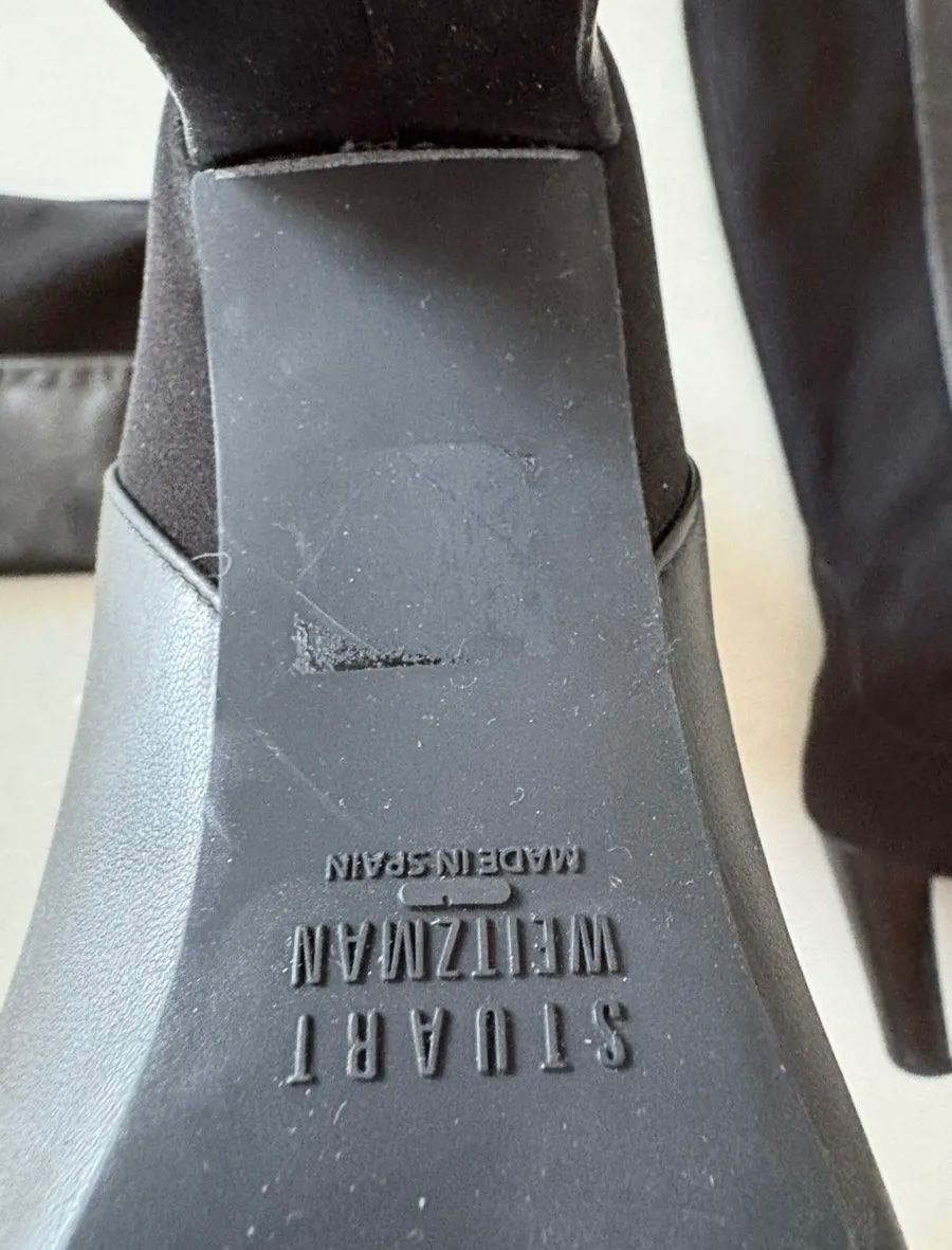 Stuart Weitzman Chaussures femmes: Stuart Weitzman Overknee Stiefel, schwarz, Gr. 36 – Neuf (Voir description) à Triesen par atos87 2