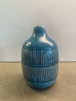 Butlers Blue Köln Vase Blau Keramikvase Craquelé-Glasur 16сm