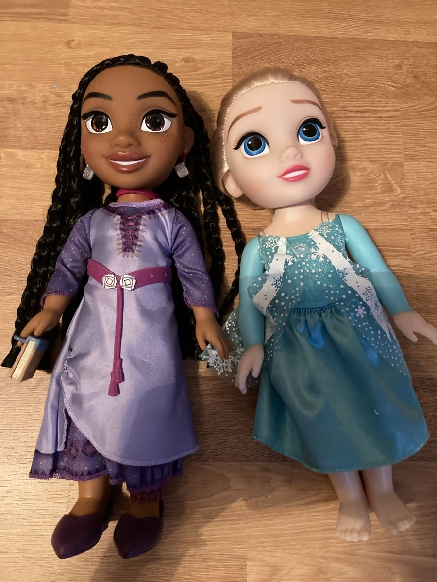 Disney Puppen: Disney Elsa und Asha Puppe 30cm – Gebraucht aus Emmenbrücke von JJ_89